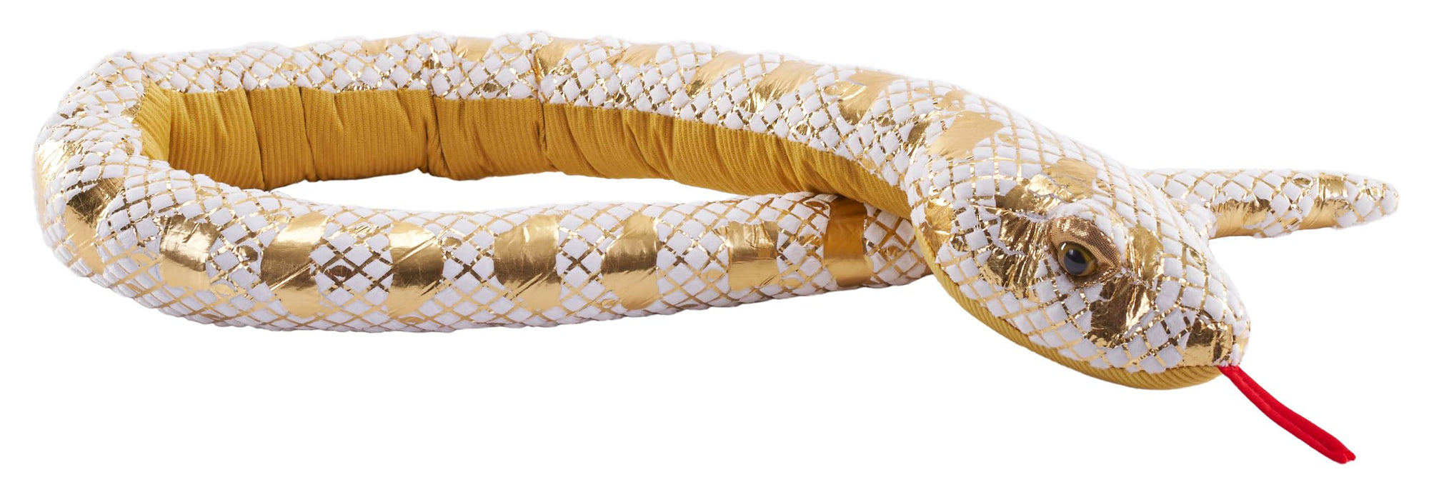 Wild Republic Foilkins Lemon Blast Ball Python 137cm Snake Plush