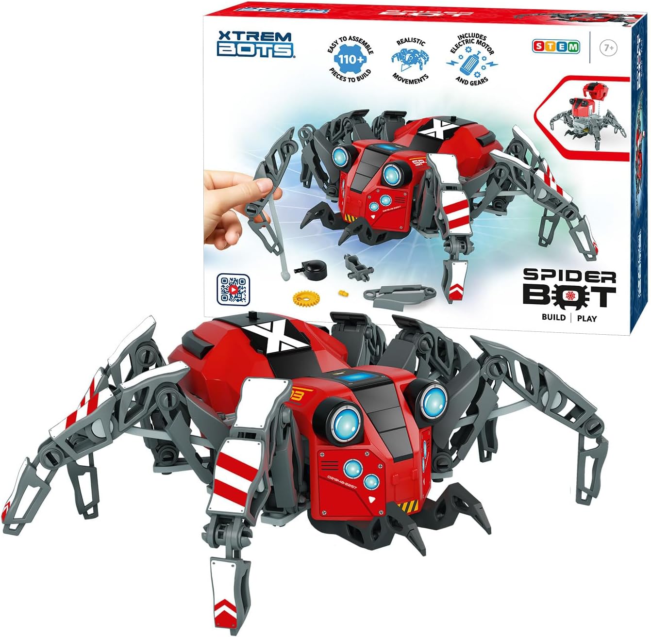 Xtrem Bots Spider Bot req 3 x AA batteries