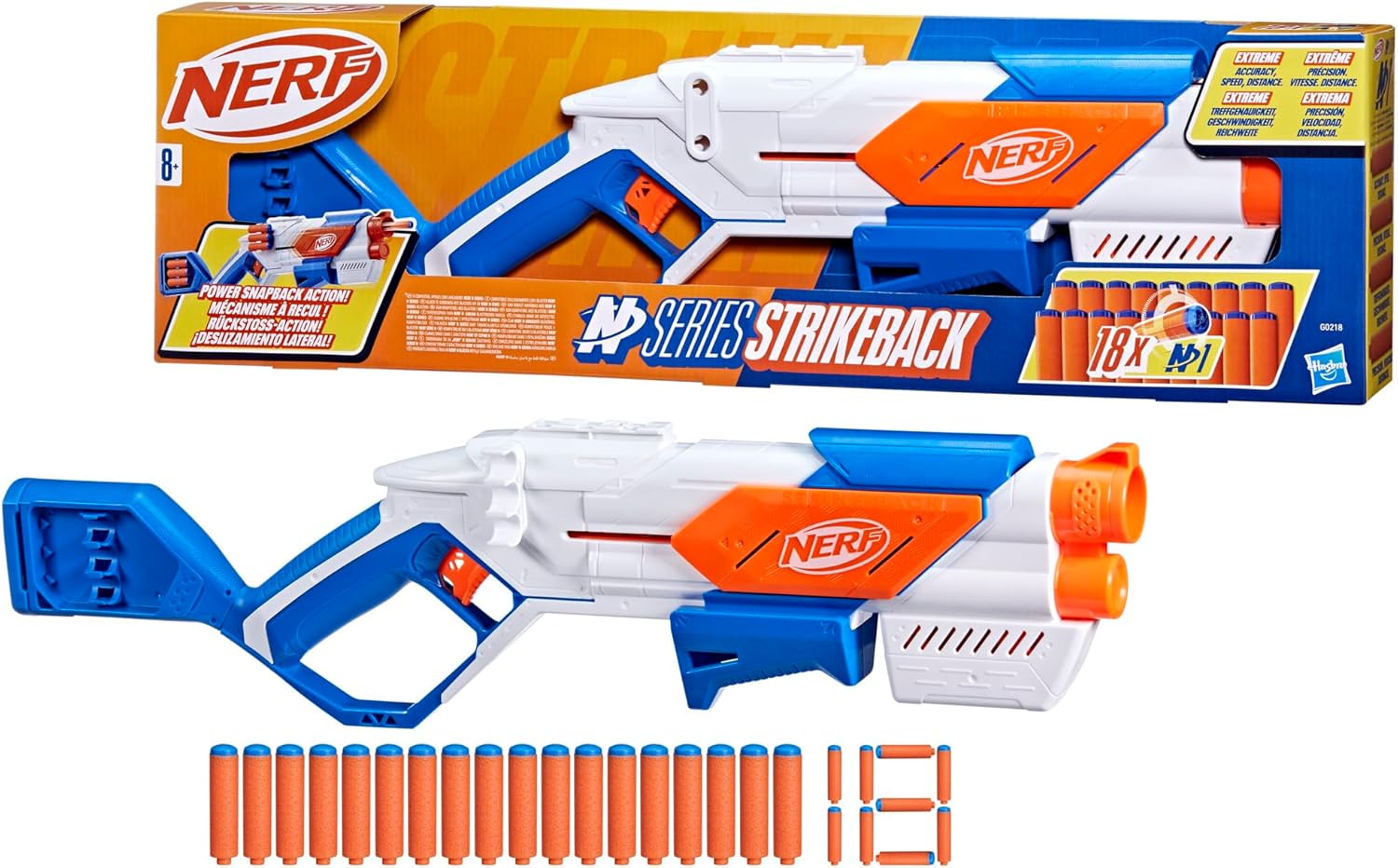 Nerf N Series Strikeback with 18 x N1 Darts