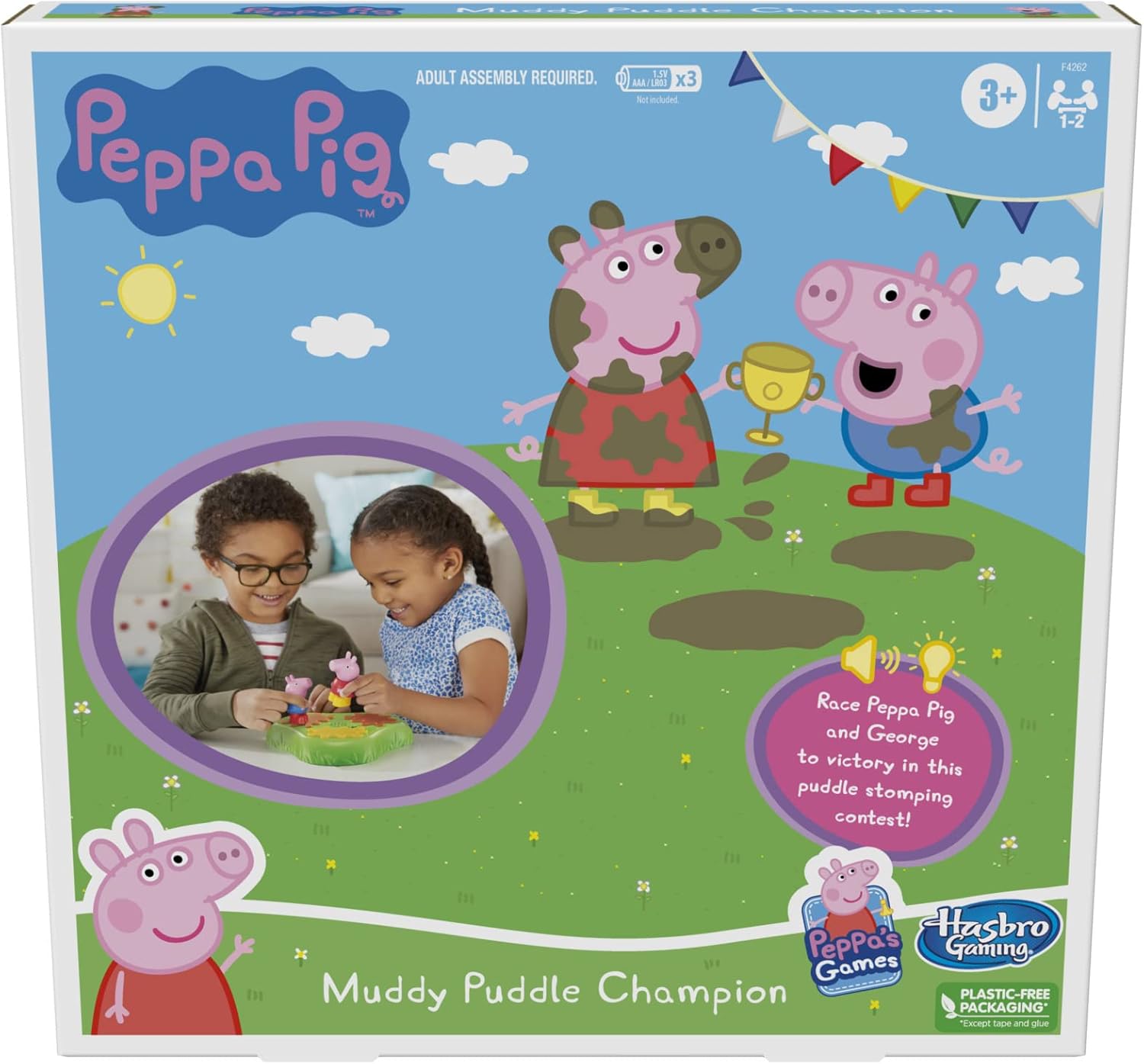 Peppa Pig Muddy Puddle Champion req 3 x AAA batteries