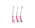 Dream Baby Toothbrush Set 3 Stage Pink