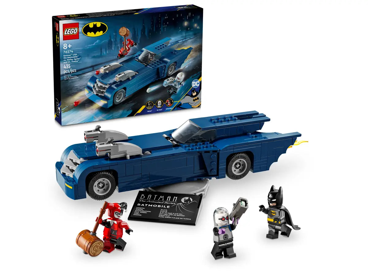 Lego 76274 Super Heroes Batman with the Batmobile vs Harley Quinn and Mr Freeze