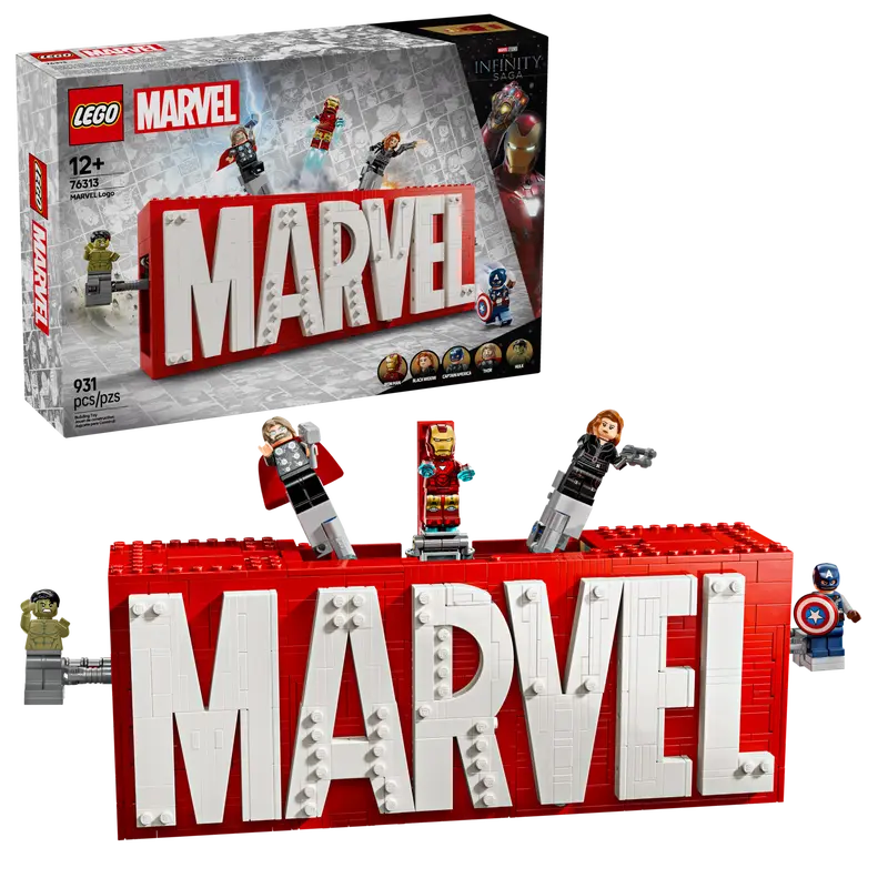 Lego 76313 MARVEL Logo & Minifigures