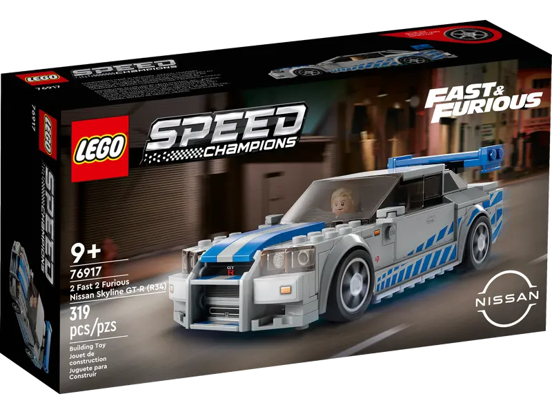 Lego 76917 Speed Champions 2 Fast 2 Furious Nissan Skyline GTR