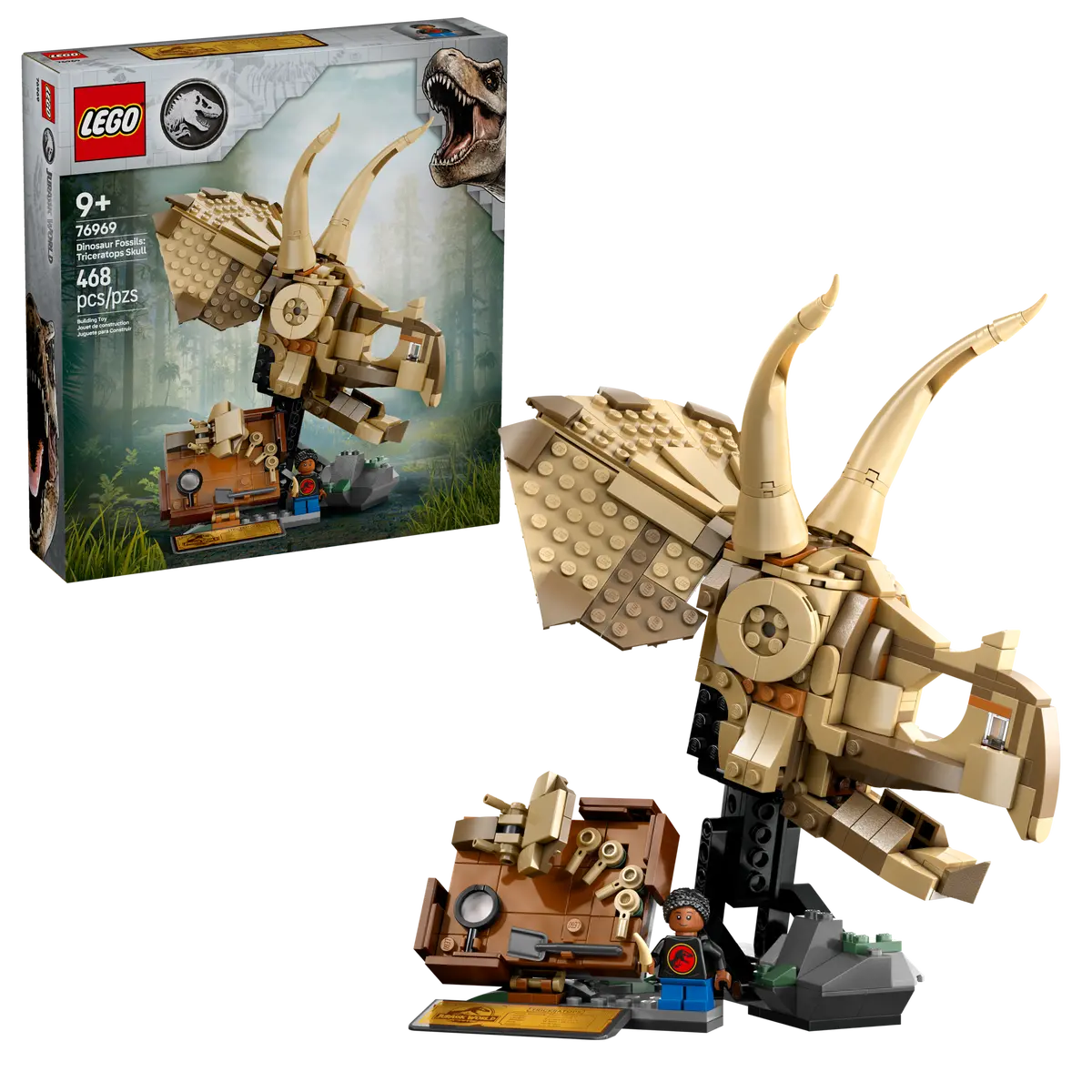 Lego 76969 Jurassic World Dinosaur Fossils: Triceratops Skull