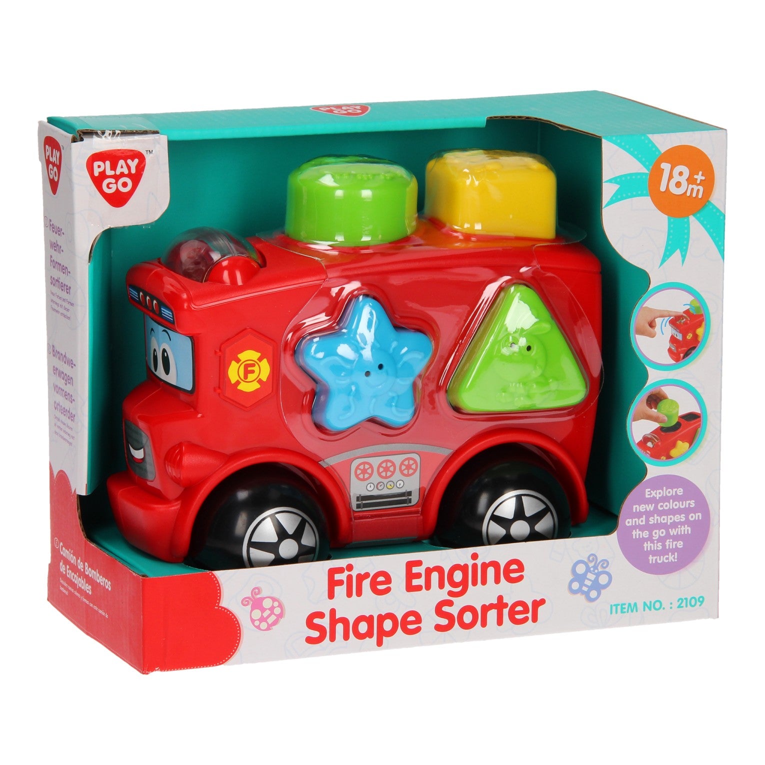 PLAYGO TOYS ENT. LTD. Fire Engine Shape Sorter