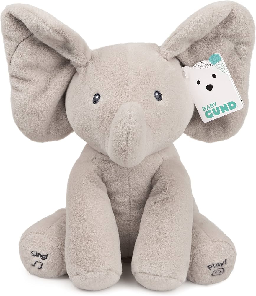 Baby Gund Flappy Elephant Handheld Peek A Boo Plush