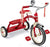 Radio Flyer Classic Trike Dual Deck Red