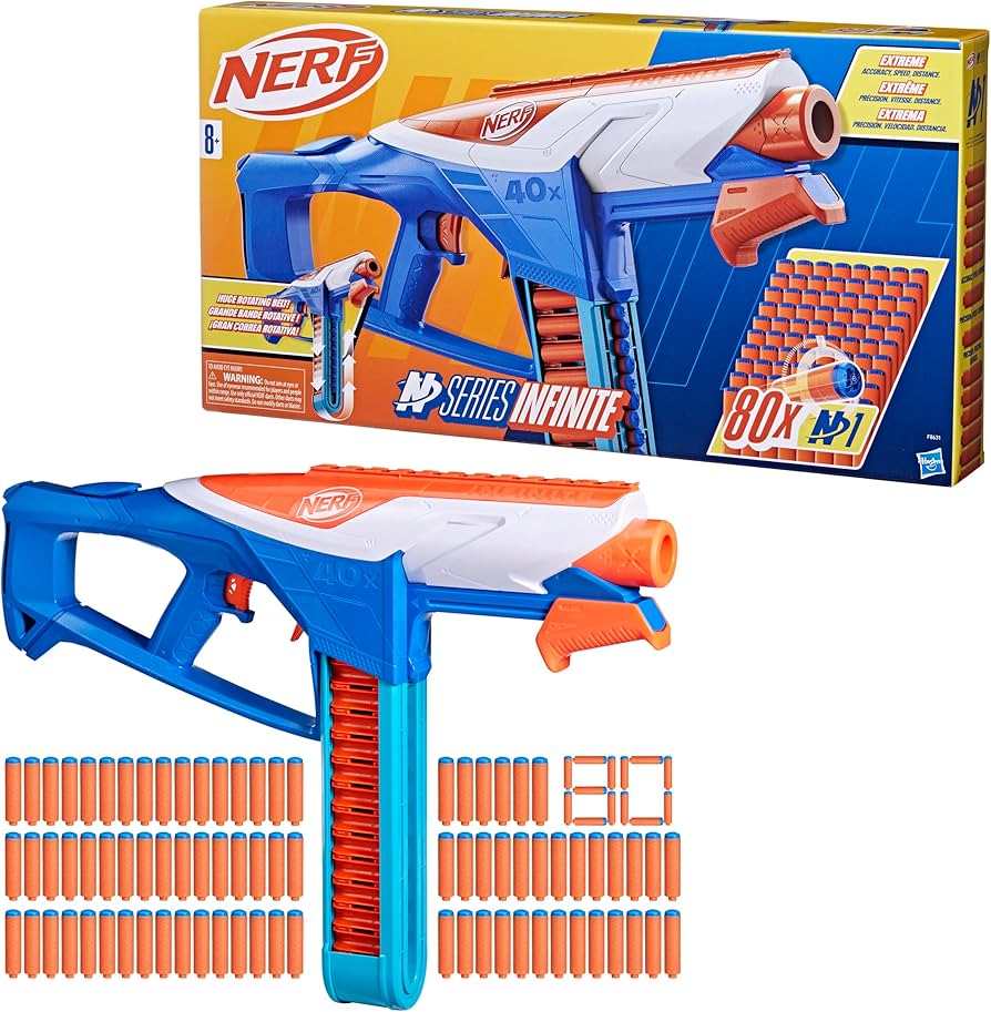 Nerf N Series Infinite with 80 x N1 Darts