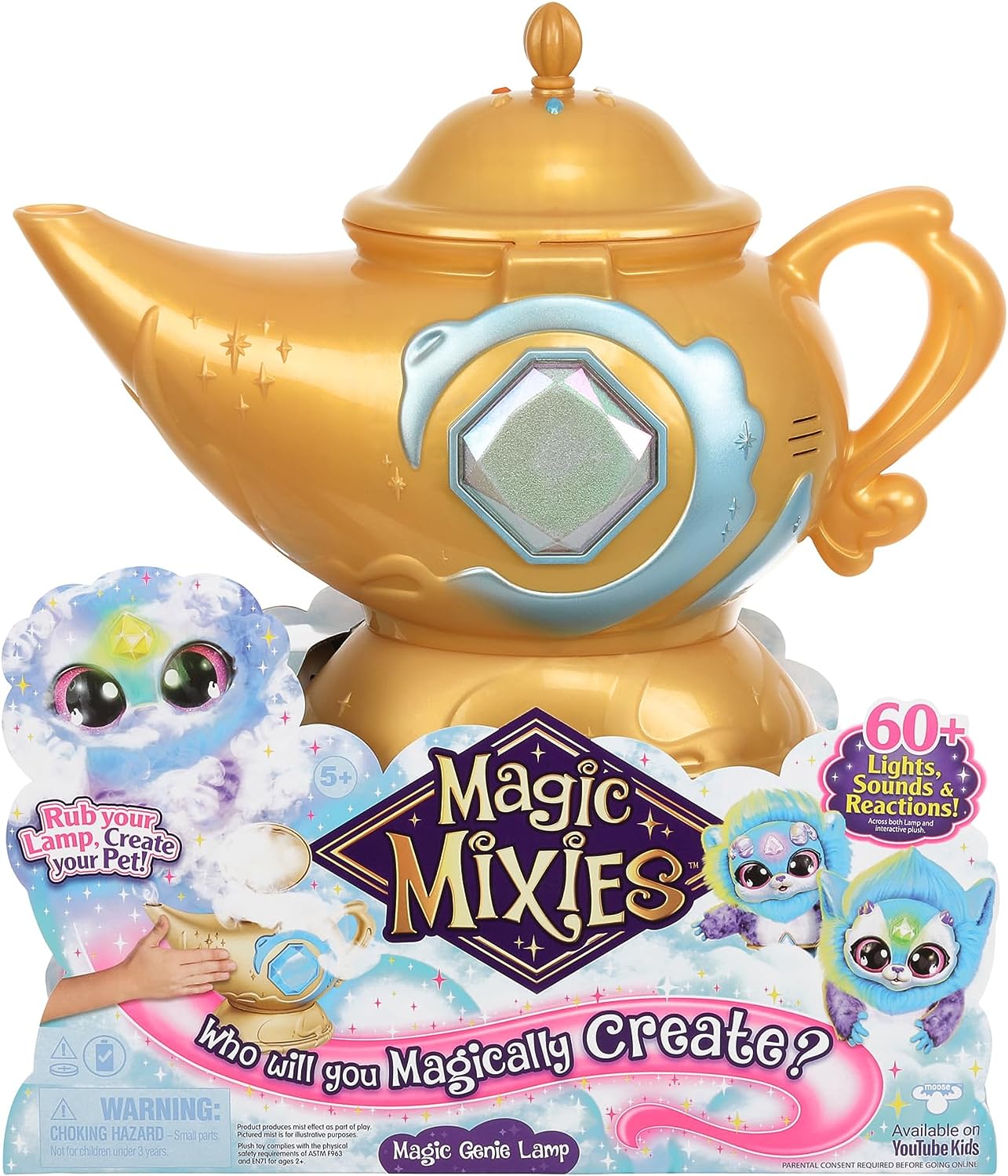 Magic Mixies S3 Genie Lamp Blue 6 x AA batteries included