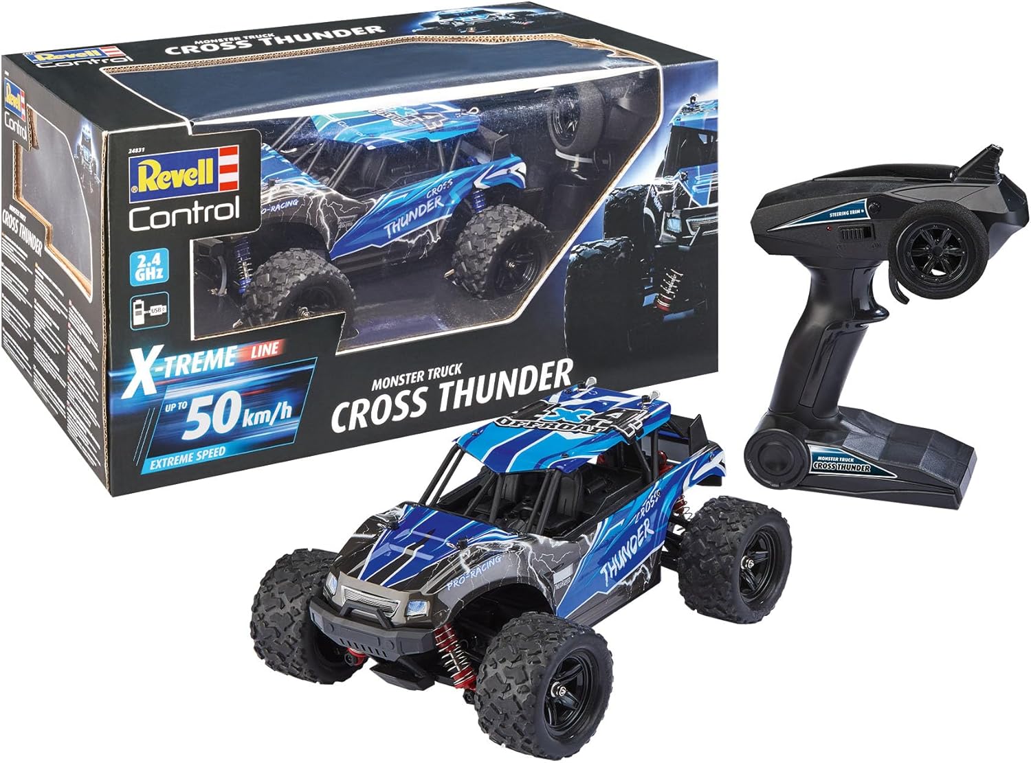 Revell X-Treme Cross Thunder R/C (Req 3 x AA batteries)