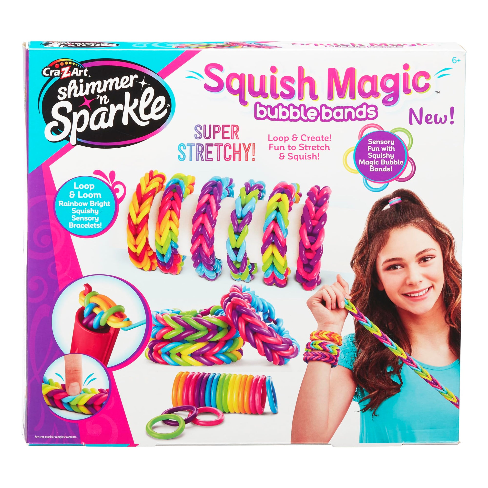 CRA-Z-ART Shimmer 'N Sparkle Squish Magic Bubble Bands