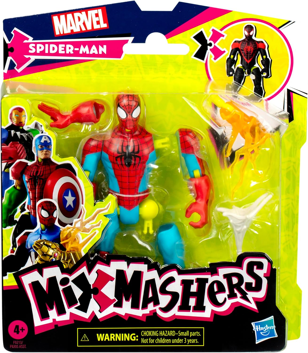 Marvel Spiderman Mixmashers Basic Figure - Spider-Man