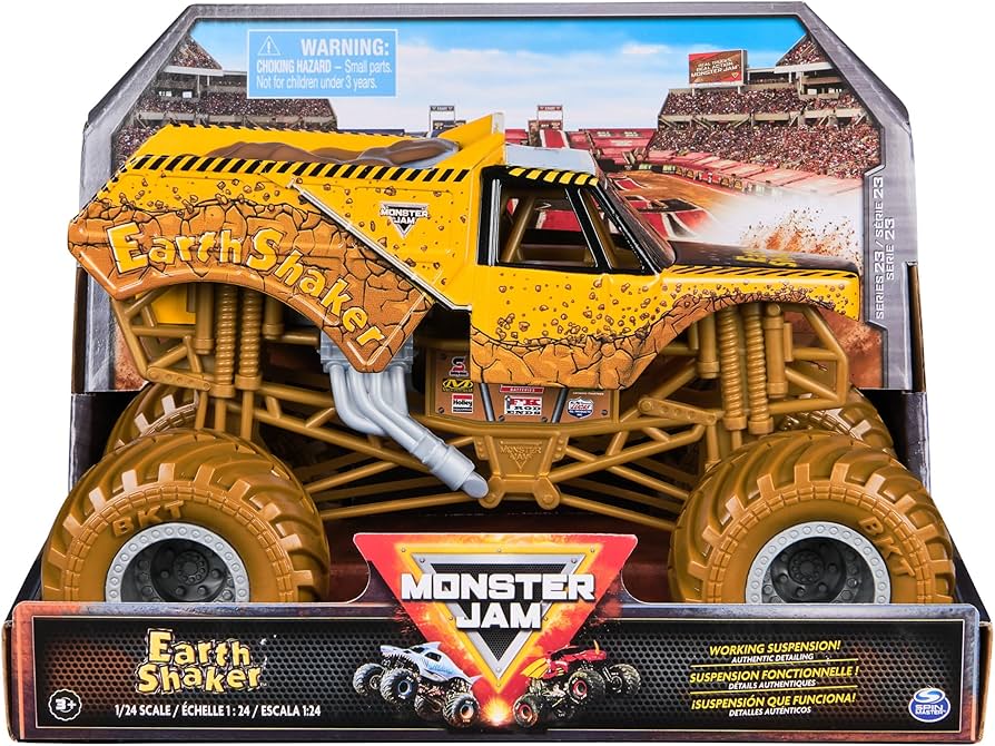 Hot Wheels Monster Jam 1/24 Die Cast Vehicle Earth Shaker