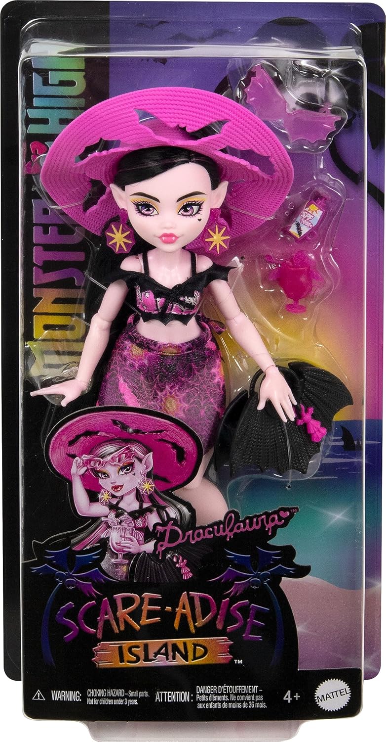 Monster High Scare-Adise Island Fashion Doll Draculaura HRP66