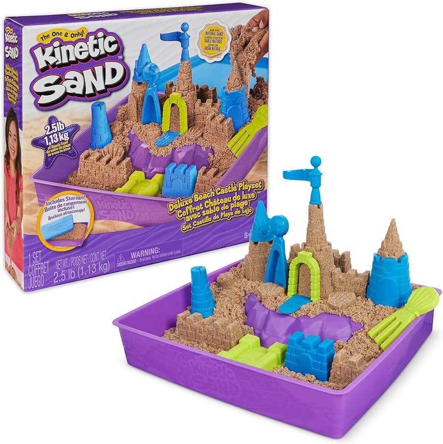 Kinetic Sand Deluxe Beach Castle Playset