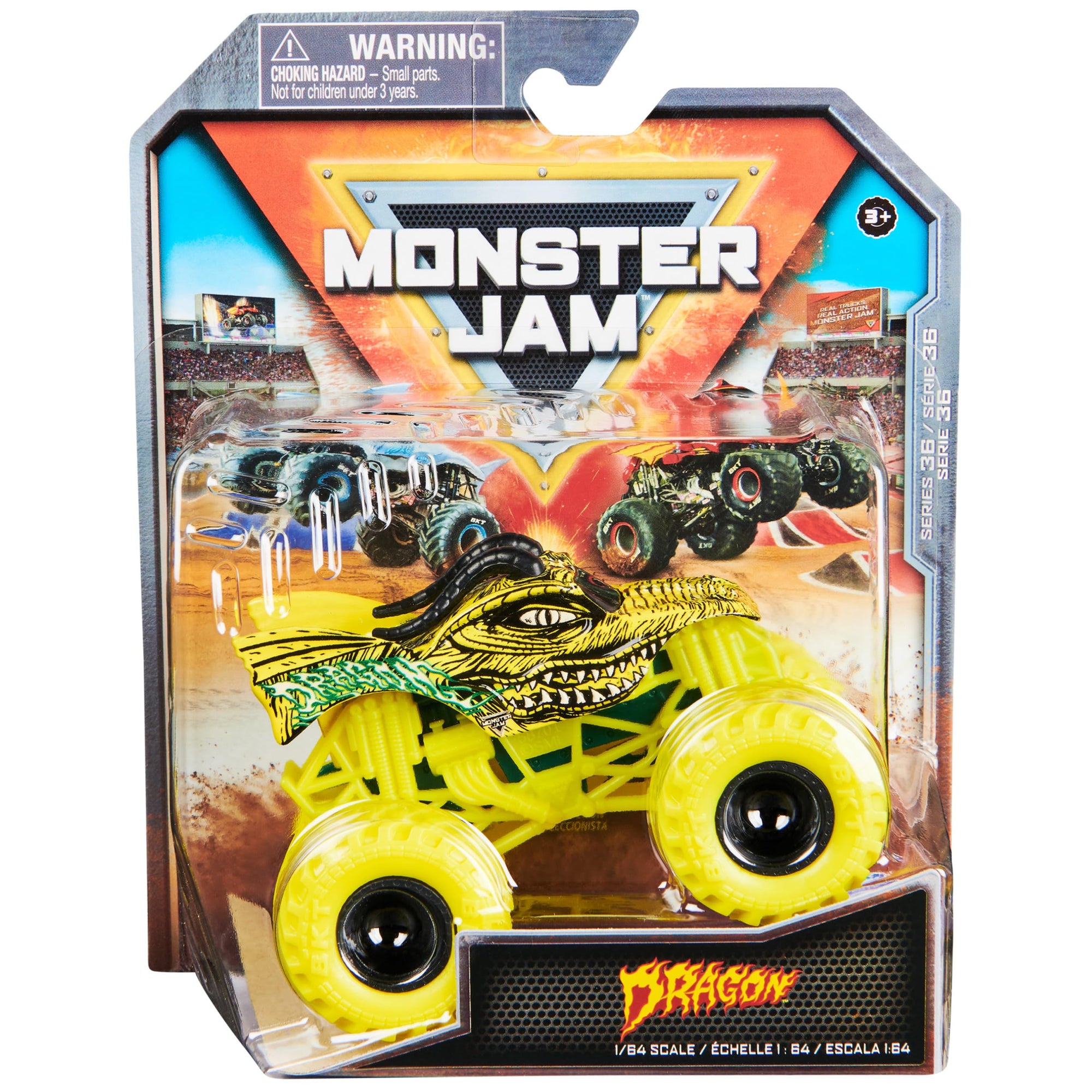 Monster Jam 1/64 Vehicles Dragon