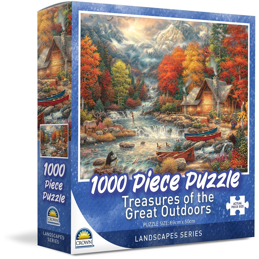 Crown Landscape Series Treasure of the Great Outdoors 1000pc Puzzle