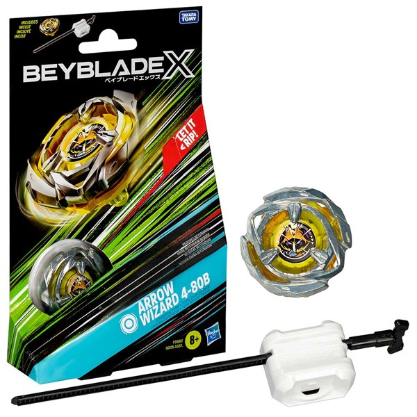 Beyblade X Starter Pack: Arrow Wizard 4-80B