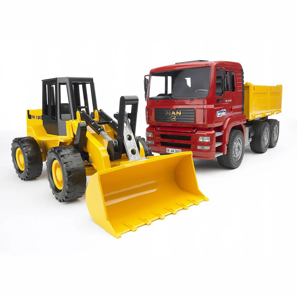 Bruder 02752 1/16 Construction Truck & Loader