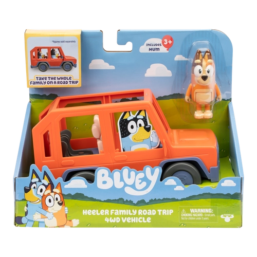 Bluey S11 Heeler Family Road trip 4WD Vehicle