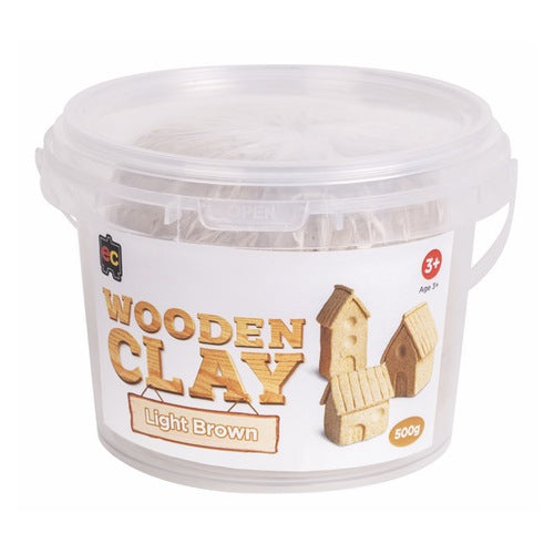 EC Wooden Clay Light Brown 500g Tub