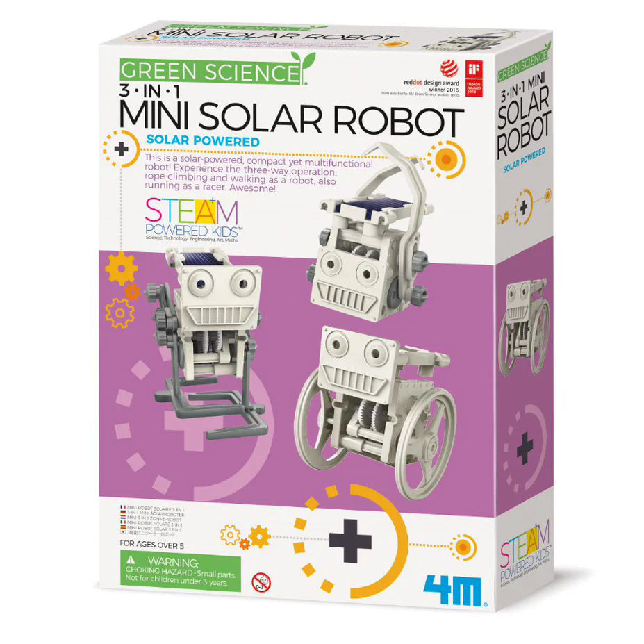 3 In 1 Solar Powered Robot