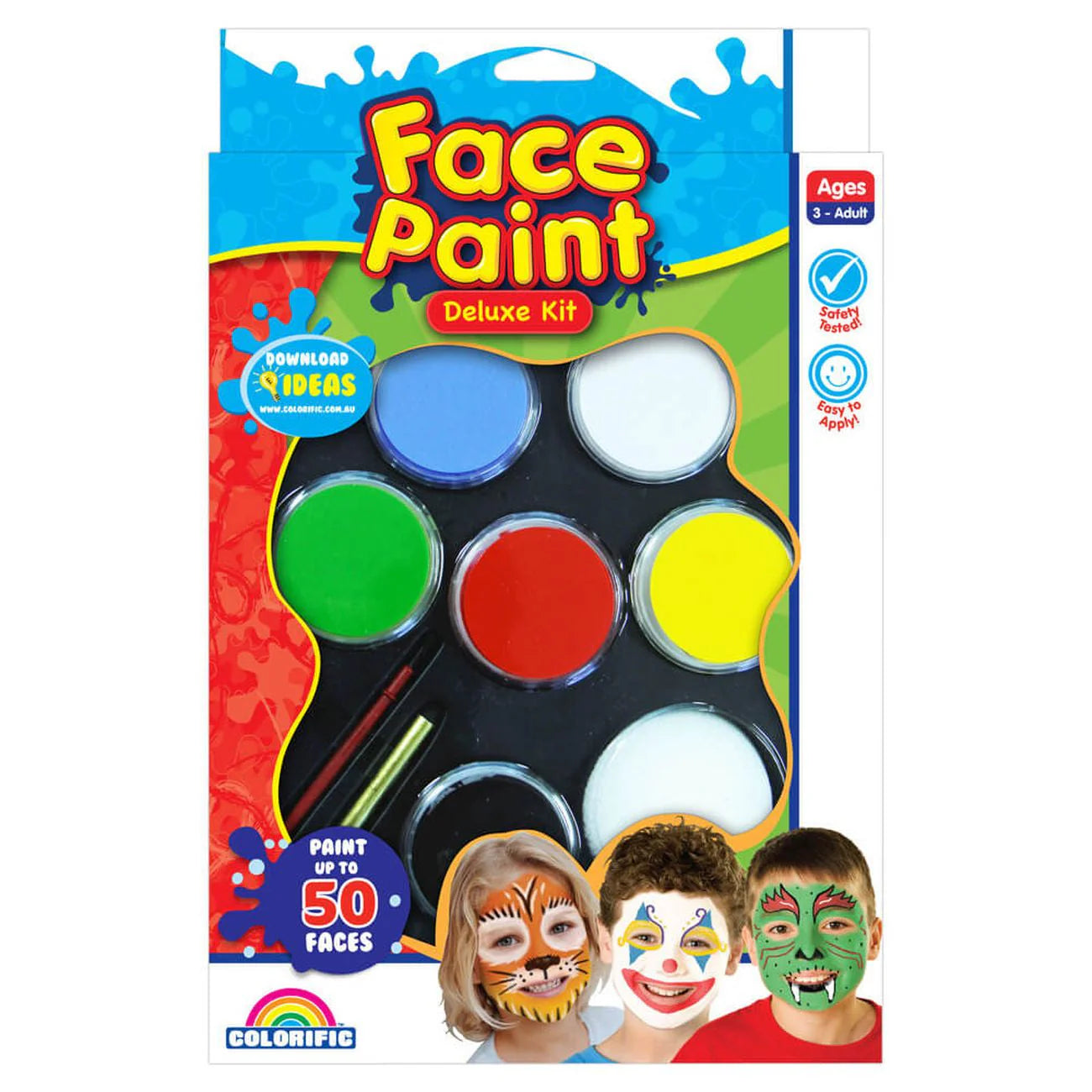 Colorific Face Paint Deluxe Kit