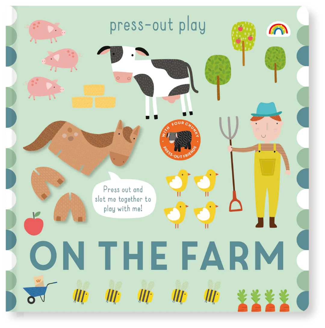 Press-out Play On the Farm Book