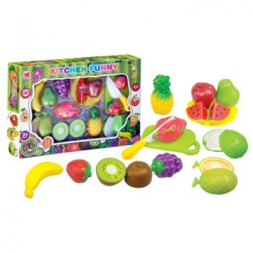 Kitchen Funny Fruit Play Food 22pc