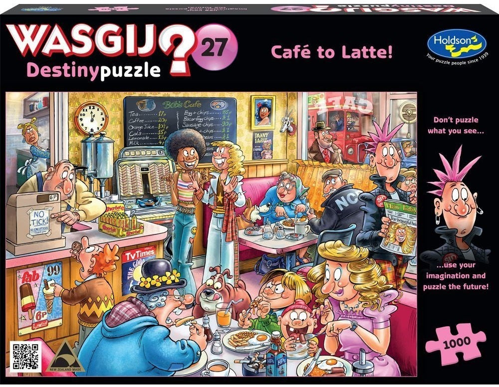Wasgij Destiny 27 Cafe to Latte! 1000pc Puzzle