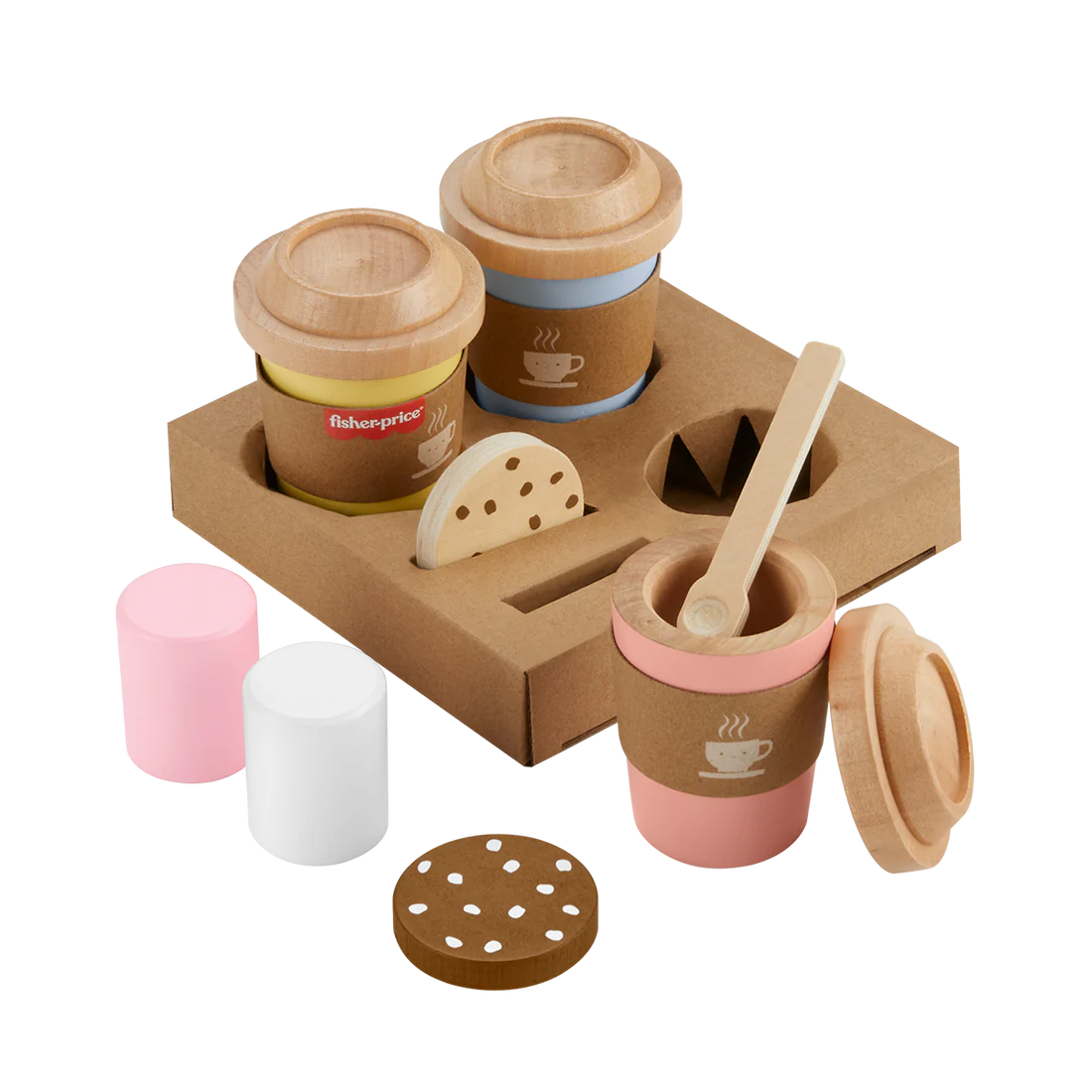 Fisher Price Wooden Coffee To Go Set