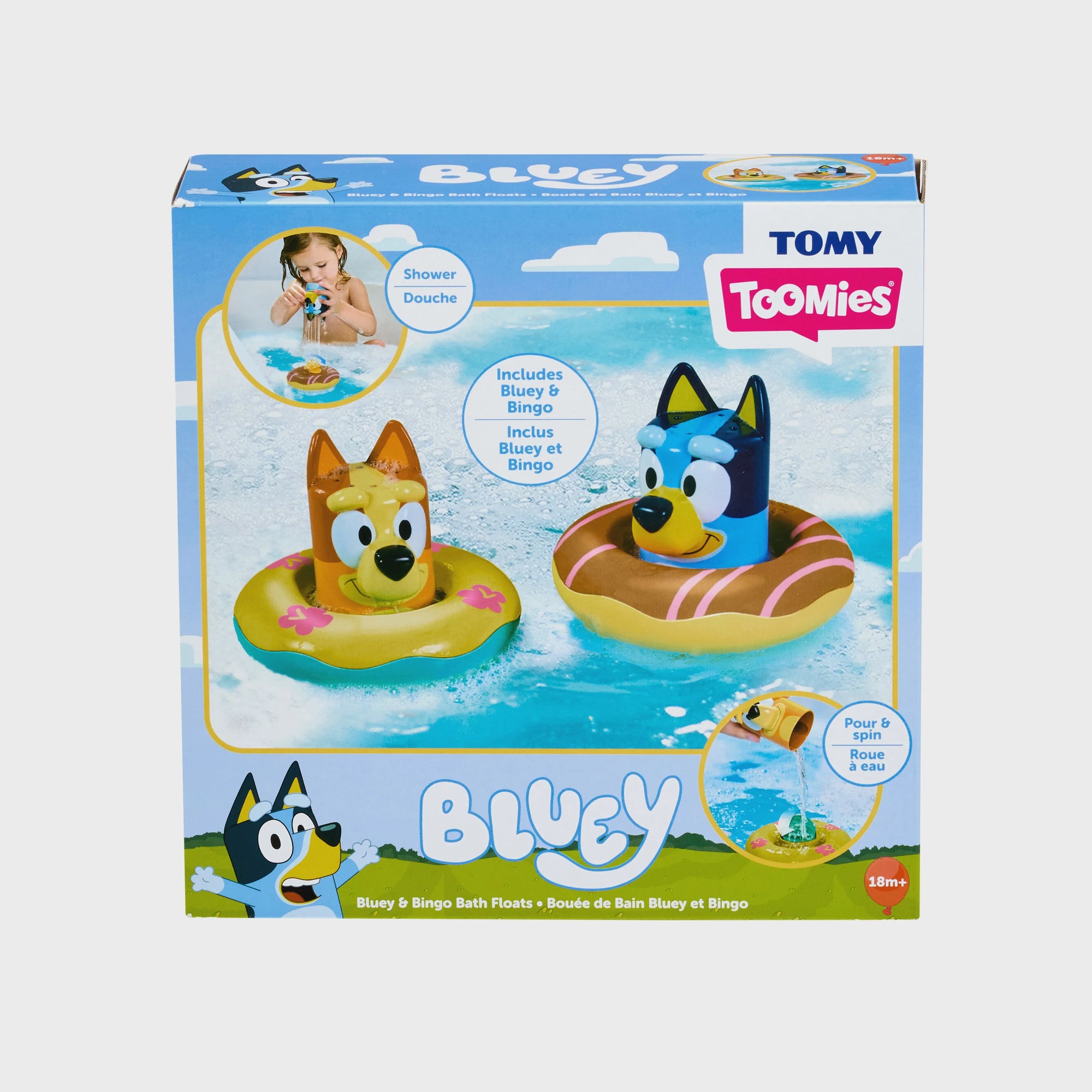 Tomy Toomies Bluey & Bingo Bath Floats