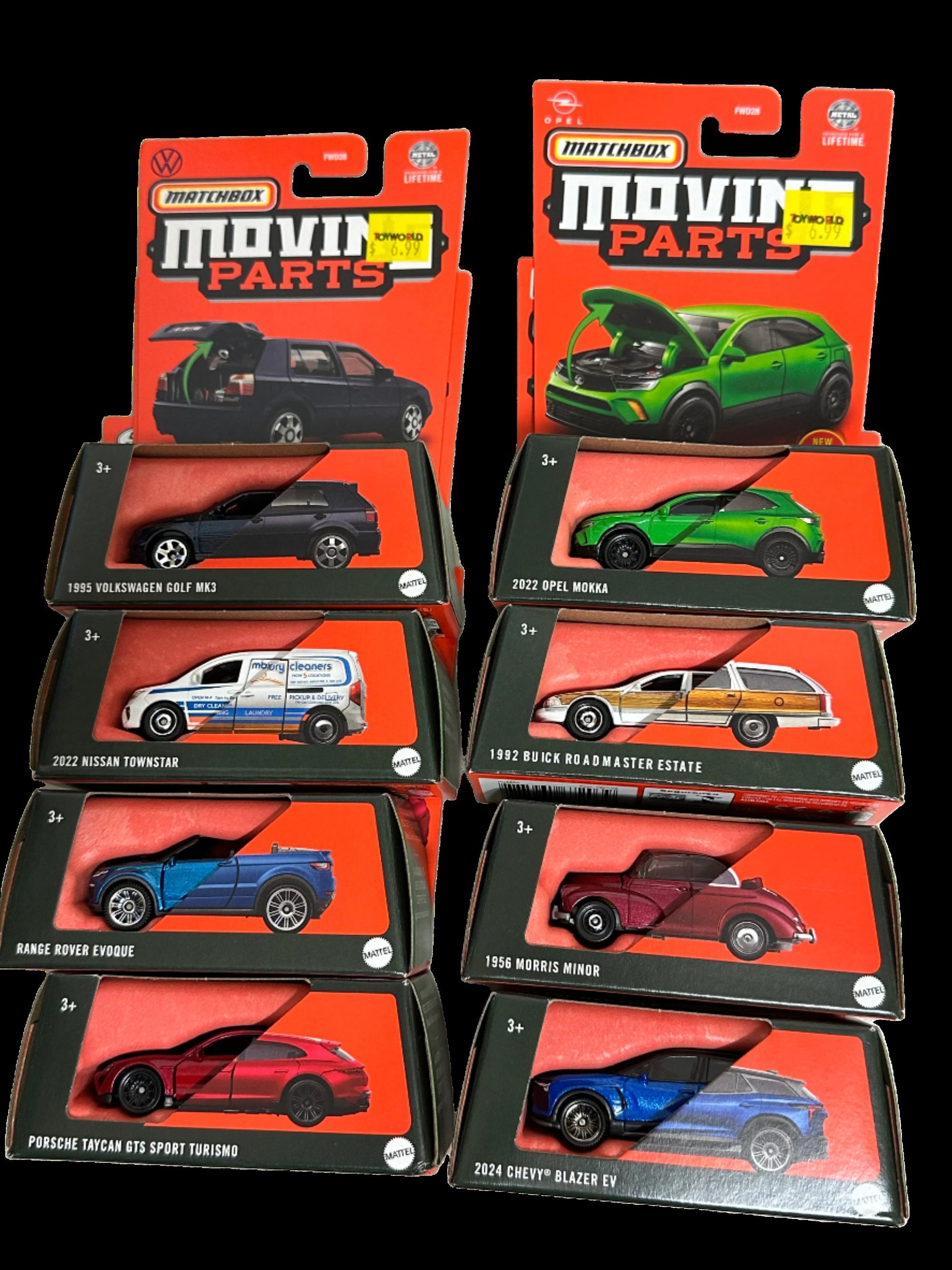 Matchbox Moving Parts Vehicle Asstd