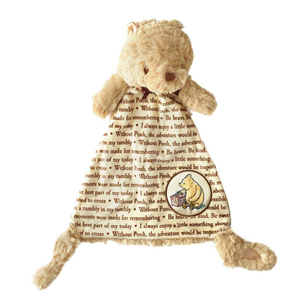 Classic Winnie the Pooh Bear Comfort Blanket