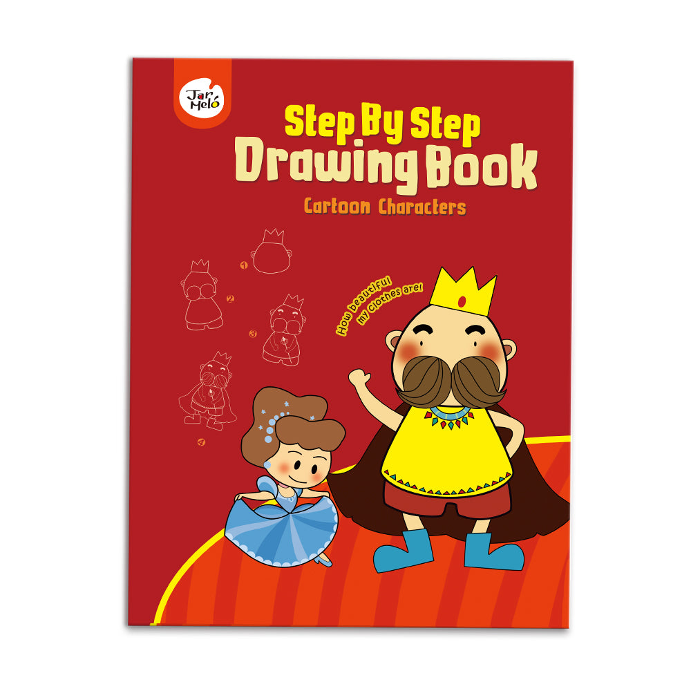 Step by Step Drawing Book Cartoon Characters