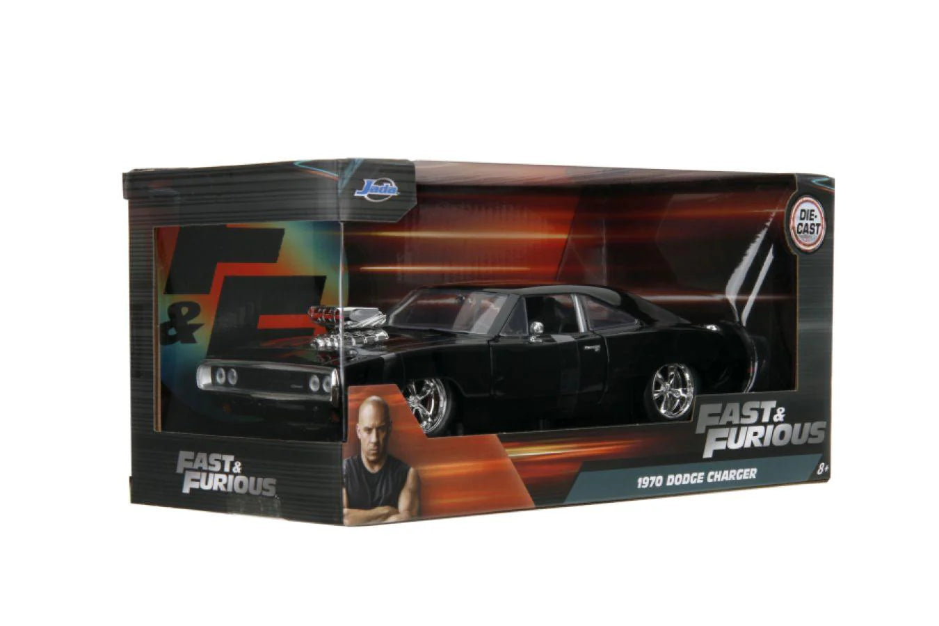 1:24 Fast & Furious 1970 Dom's Dodge Charger Die Cast Vehicle