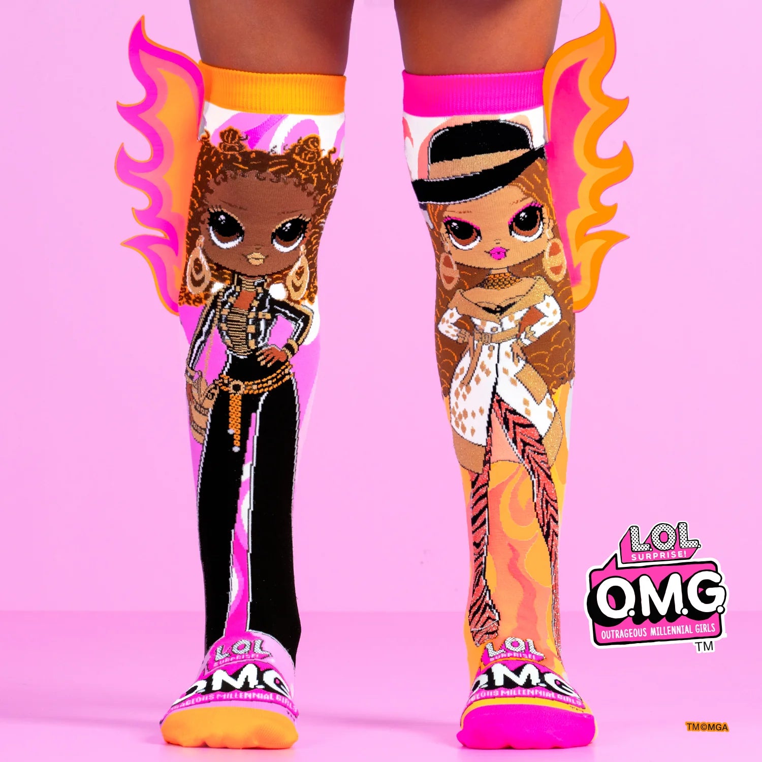 Mad Mia Socks LOL OMG Bee The Queen One Size Fits All