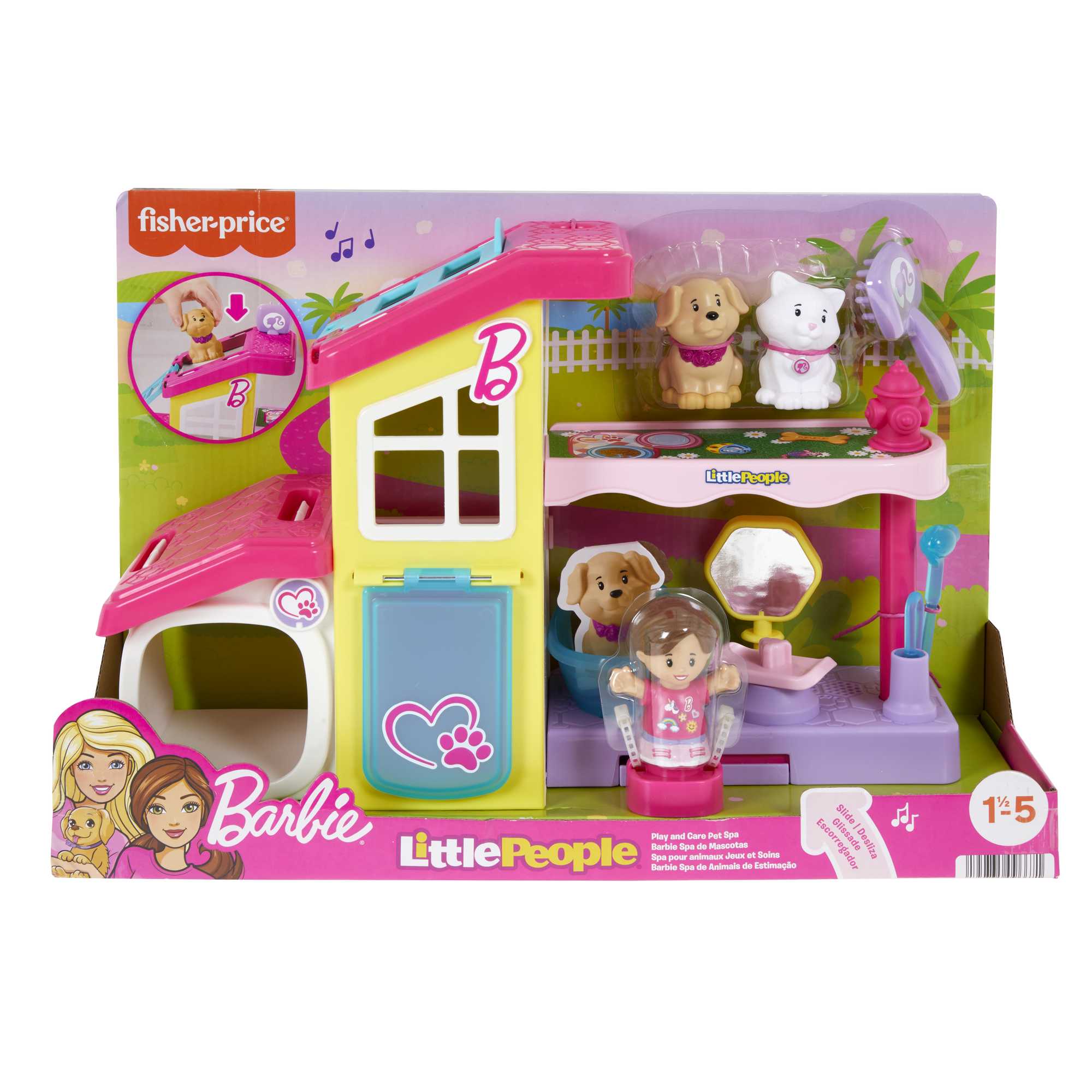 Fisher Price Little People Barbie Play And Care Pet Spa