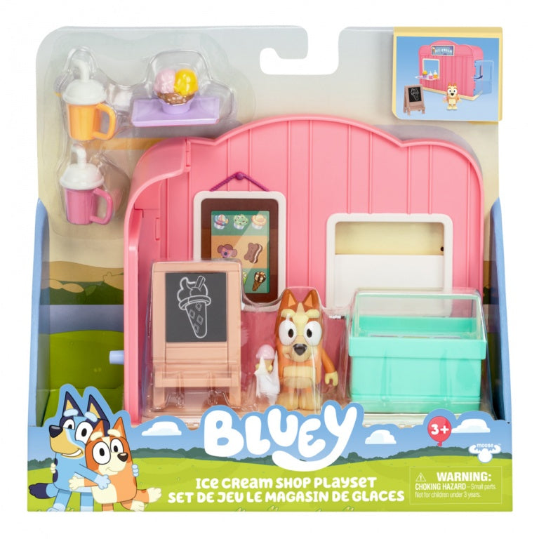 Bluey S10 Mini Ice Cream Shop Playset