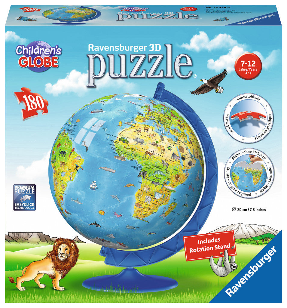 RB12338-4 Children's Globe 3D 180pc Puzzle