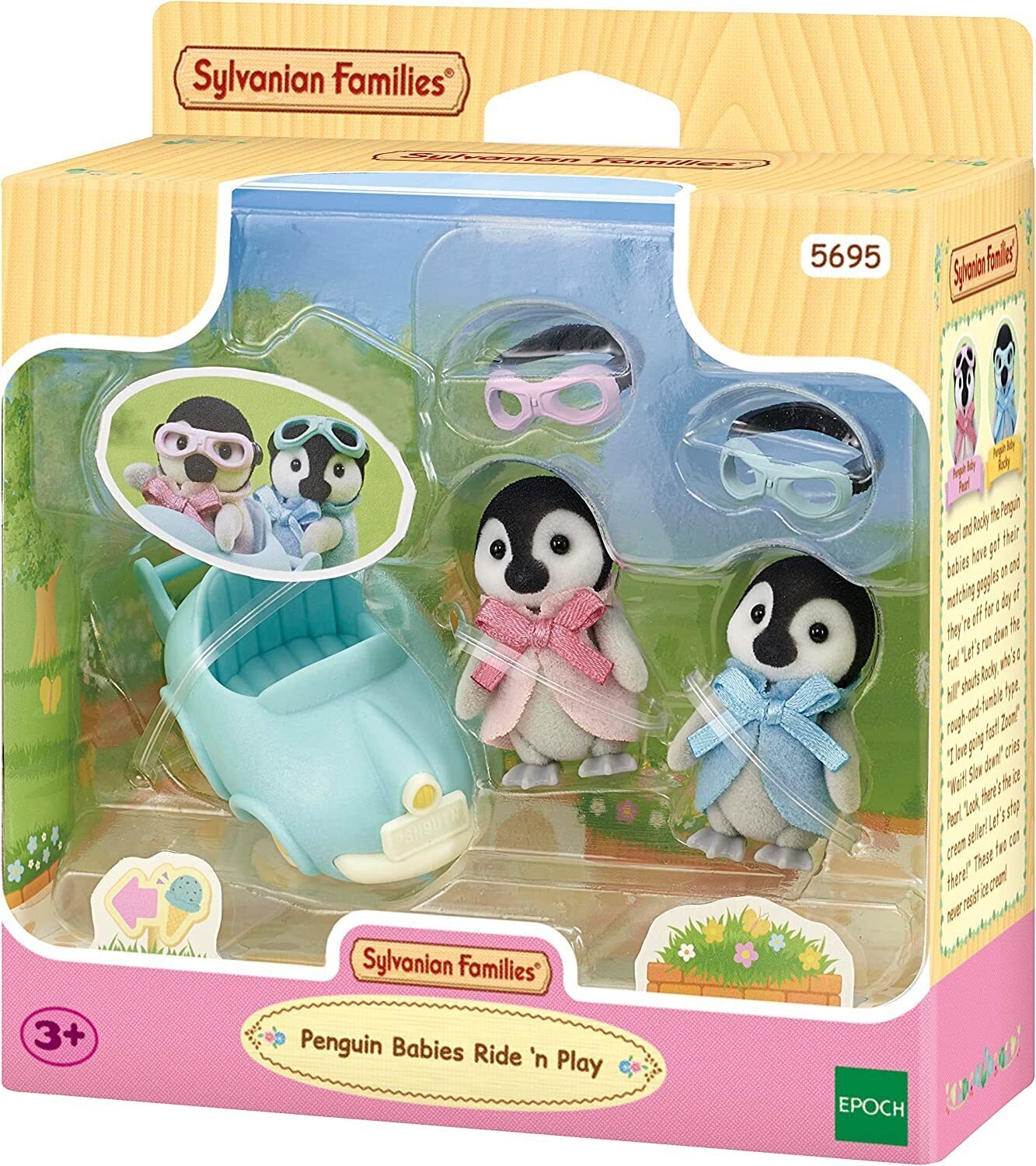 SF5695 Penguin Babies Ride N play