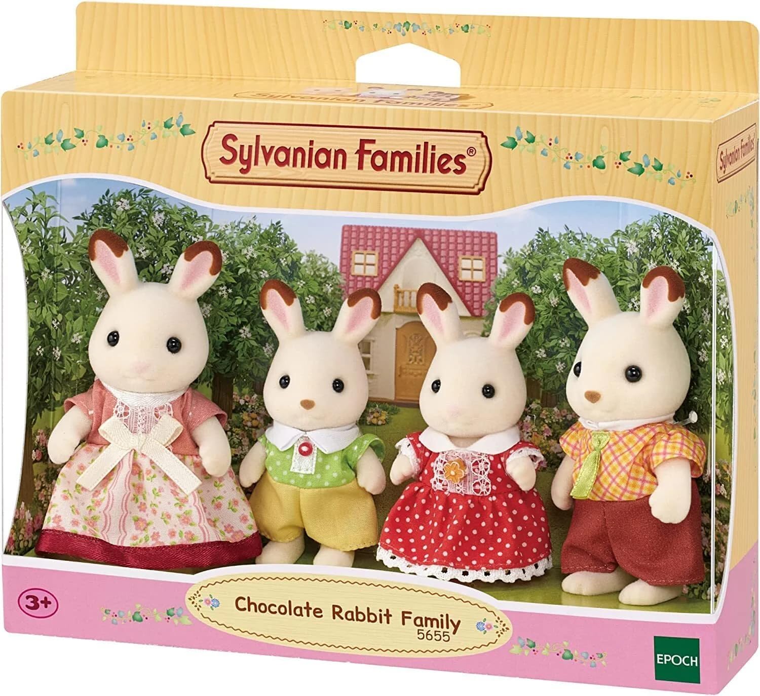 SF5655 Chocolate Rabbit Family