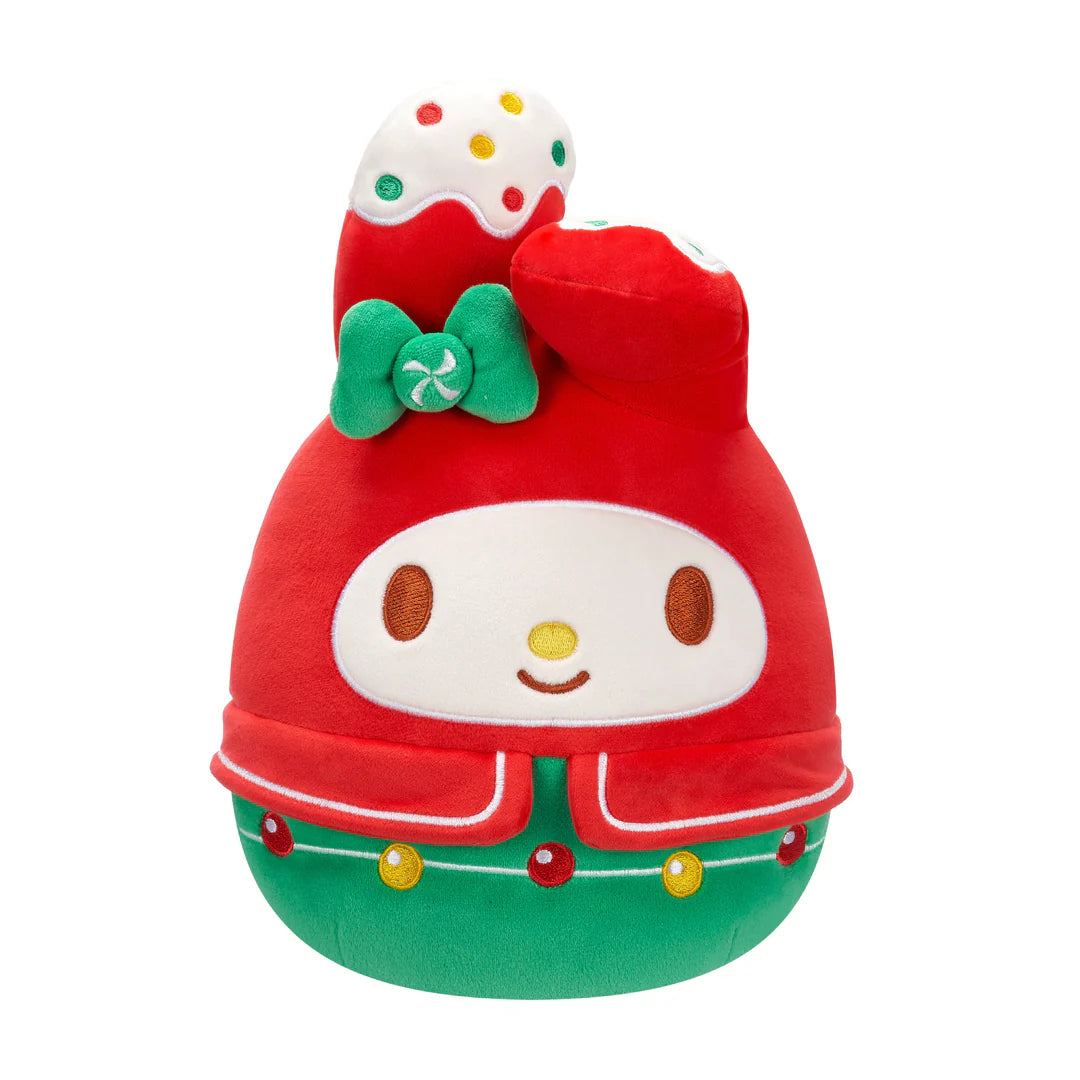 Squishmallows 8inch Hello Kitty Holiday Plush - My Melody