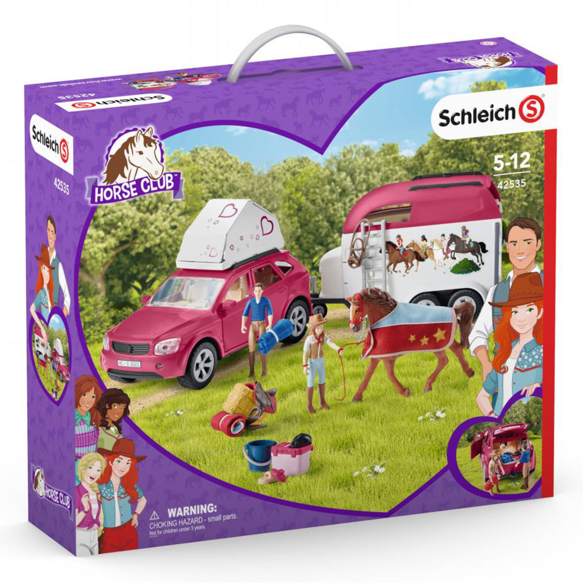 SC42535 Horse Adventures With Car & Trailer