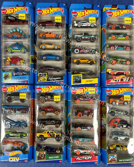 Hot Wheels 5 Car Gift Pack Asst