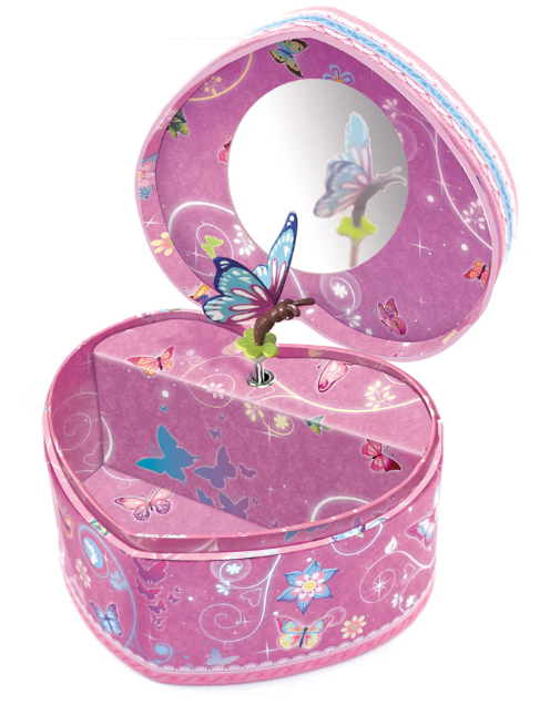 Music Jewellery Box Butterflies