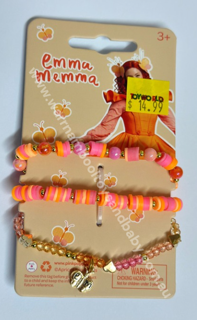 Pink Poppy Emma Memma Bracelet Set