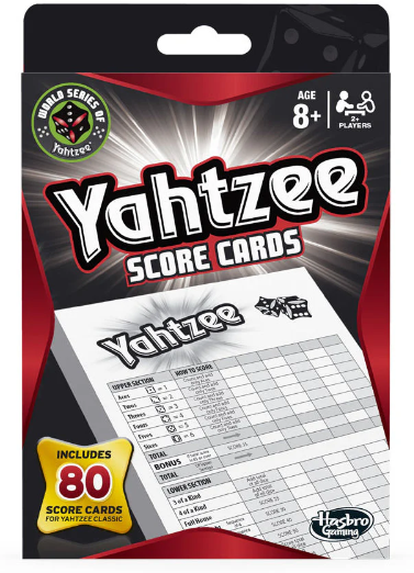 Yahtzee Score Pads