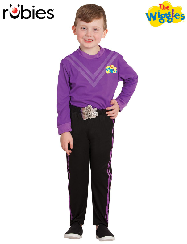 The Wiggles Lachy Deluxe Purple Costume Size 3-5 years